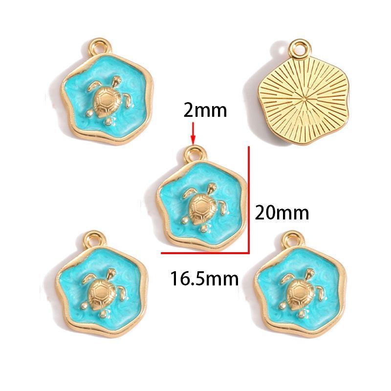 Assorted Ocean Design Charms for Jewelry Making