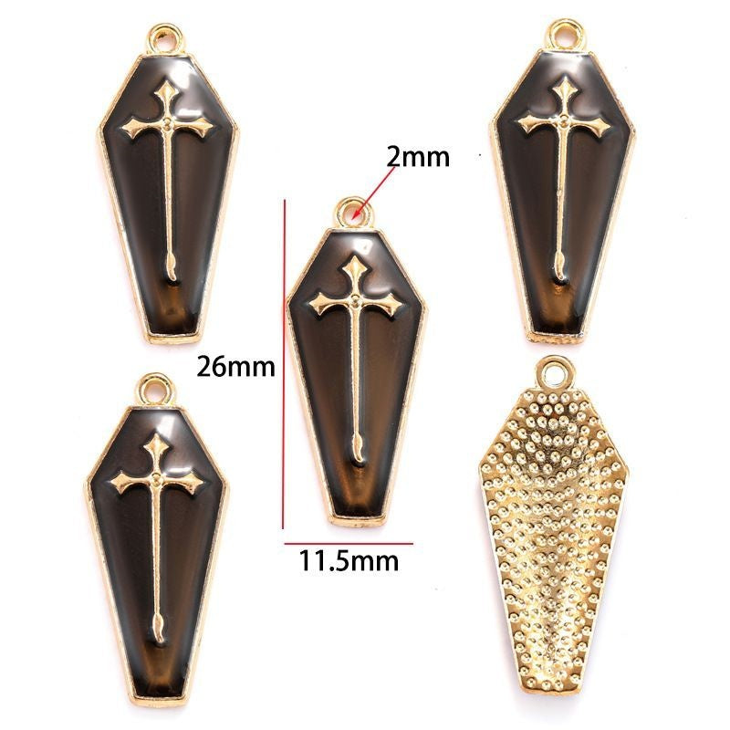 5PCS Halloween Style Theme Jewelry Making Findings Charm #2