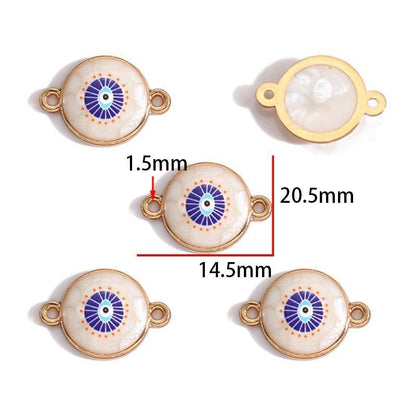Evil Eyes Spacer Jewelry Making Findings for All Use