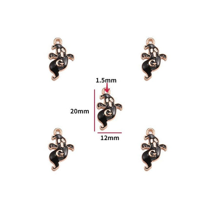 5PCS Halloween Style Theme Jewelry Making Findings Charm #1