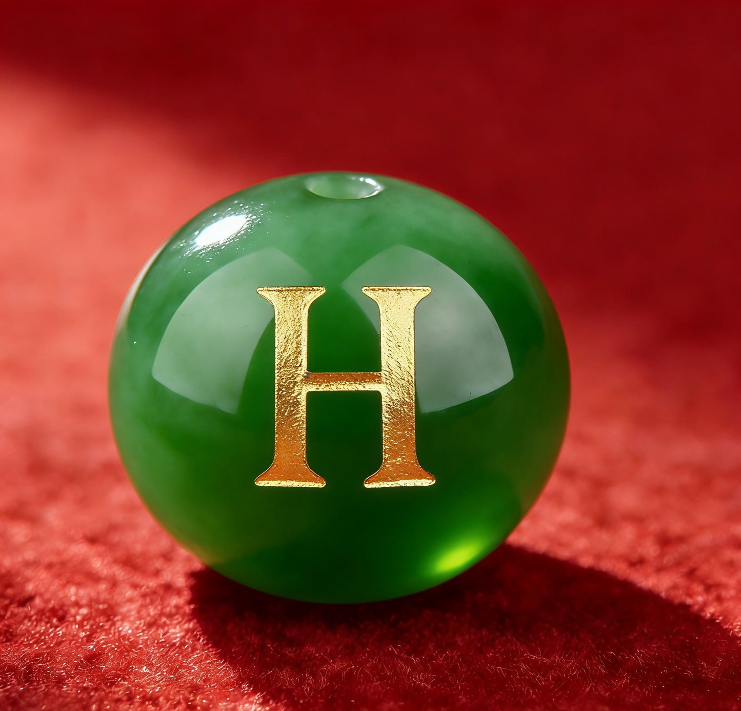 Natural Red Agate Beads - 26 Alphabet Loose Beads for Engraving Customization DIY