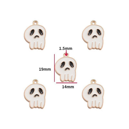 5PCS Halloween Style Theme Jewelry Making Findings Charm #1
