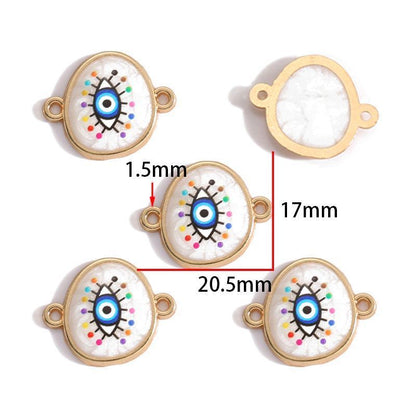 Evil Eyes Spacer Jewelry Making Findings for All Use
