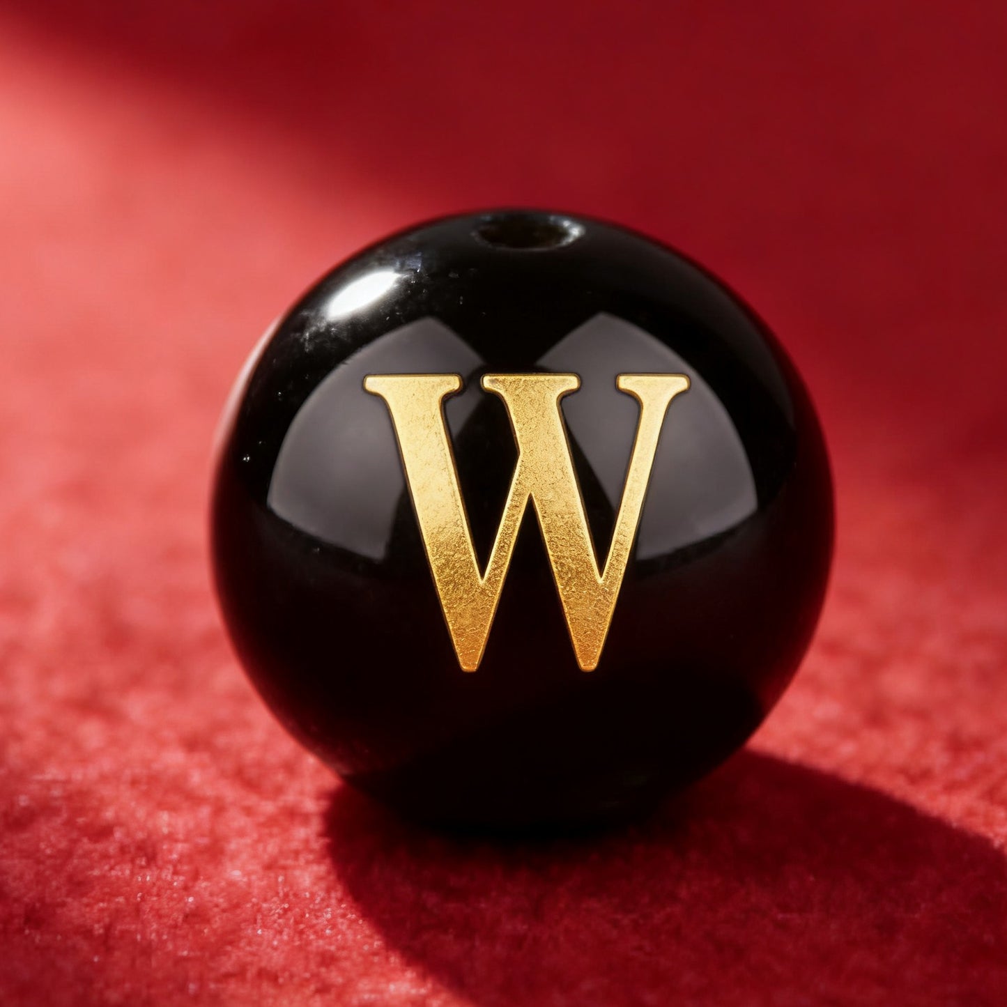 Natural Red Agate Beads - 26 Alphabet Loose Beads for Engraving Customization DIY