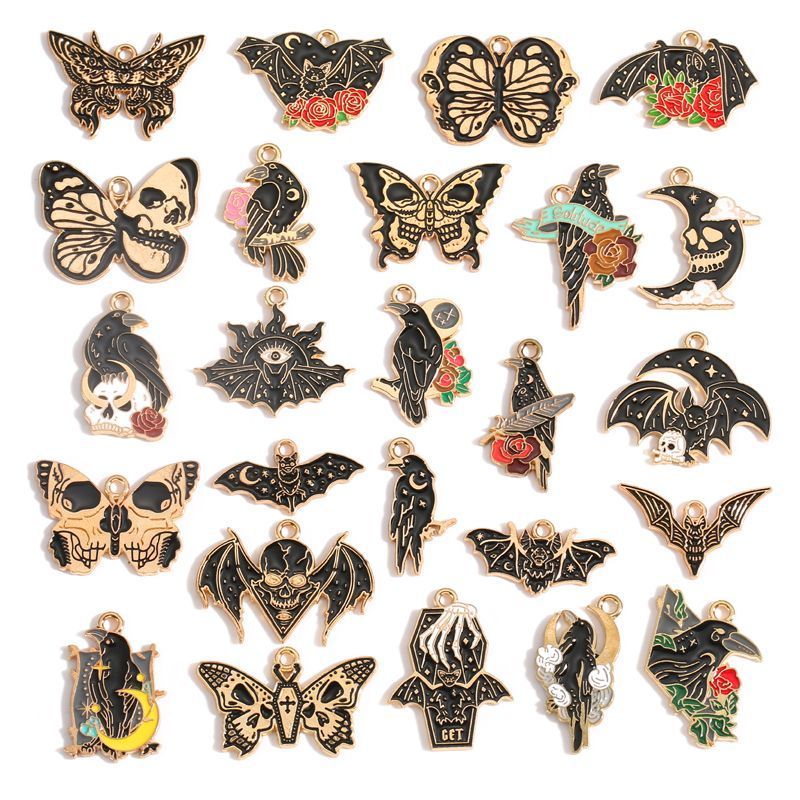 Gothic Black Theme Collection Jewelry Making Findings Charm