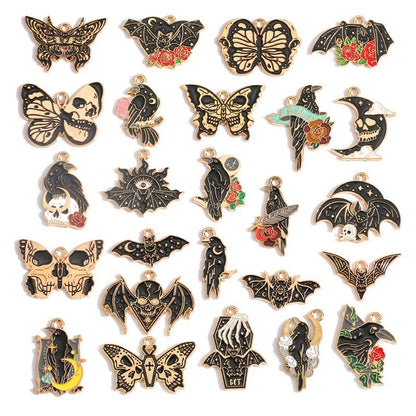 Gothic Black Theme Collection Jewelry Making Findings Charm
