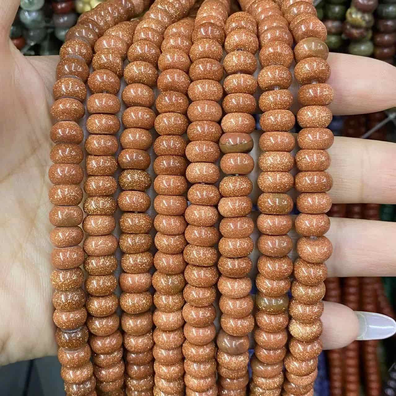 Round Rondelle Beads 2x4mm 4x6mm 5x8mm Quartz/Jasper/Agate