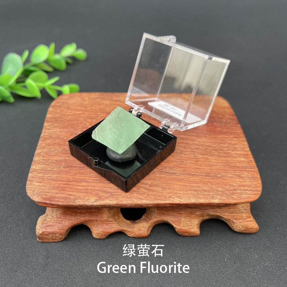 Micro Mineral Box Raw Crystal GemstoneCollection Box