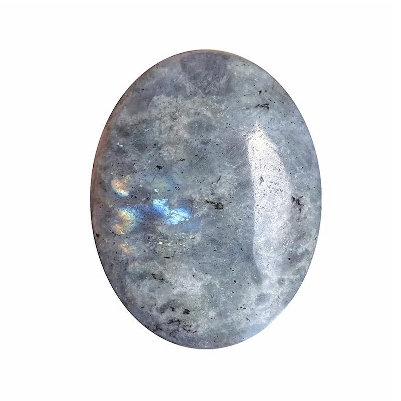 Oval Palm Stone, Polished Oval Gemstone Pocket Palm Stone Gift