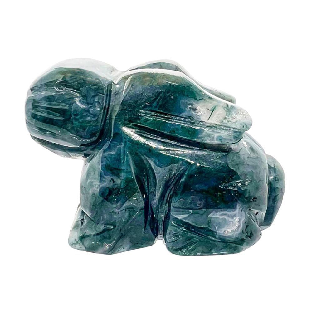 Rabbit Statue Hand Carved Animal Figurine