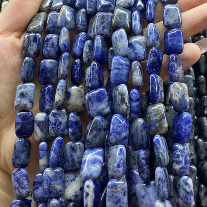 Smooth Rectangle Beads 10x14mm Quartz/Jasper/Agate/Crystal