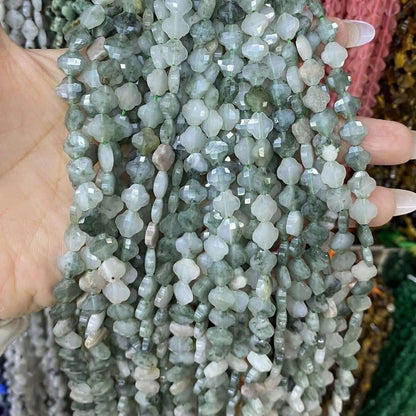 Leaf Clover Beads 8mm Quartz/Jasper/Agate/Crystal