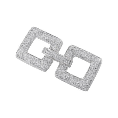 1 Pcs Hooks Accesories Supplies Brass Cubic Zirconia Connectors