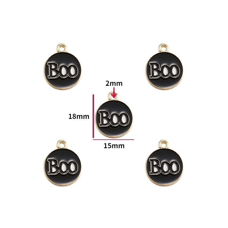 5PCS Halloween Style Theme Jewelry Making Findings Charm #3