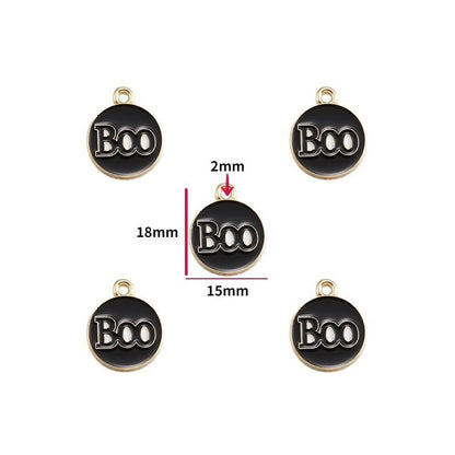 5PCS Halloween Style Theme Jewelry Making Findings Charm #3