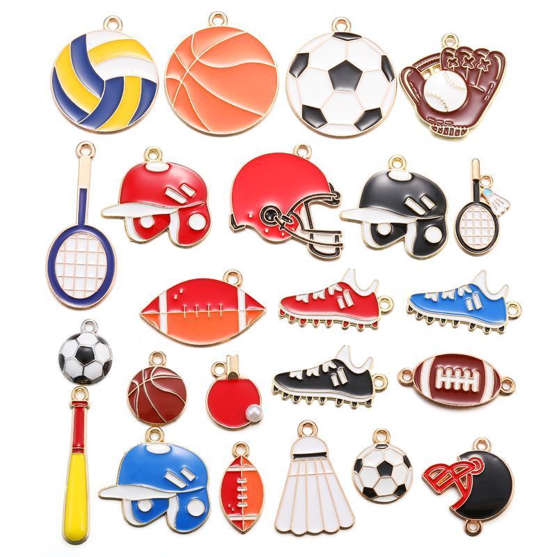 1PCS Sports Package Collection Charm For Jewelry Making Findings