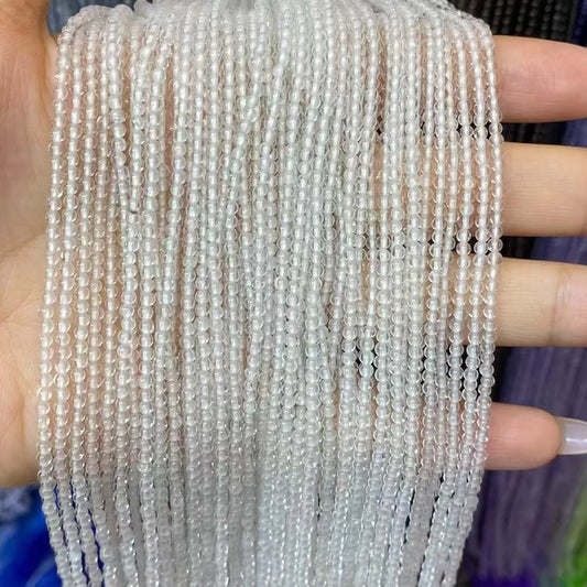 2mm 3mm 4mm Round Clear Quartz Beads
