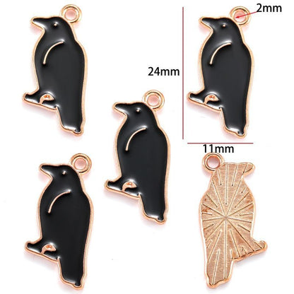 5PCS Halloween Style Theme Jewelry Making Findings Charm #2