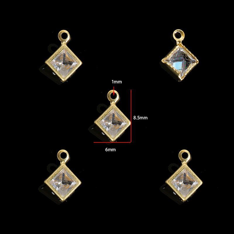 5PCS Crystal Collection Jewelry Making Findings Charm