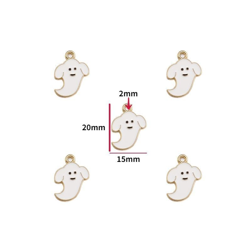 5PCS Halloween Style Theme Jewelry Making Findings Charm #3