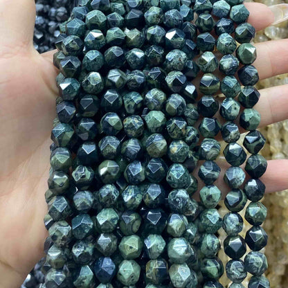 Diamond Faceted Beads 6mm/8mm/10mm Quartz/Jasper/Agate/Crystal