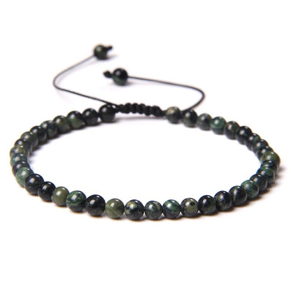 Beads Bracelet Adjustable Rope String Braided Bracelets 4mm 6mm 8mm
