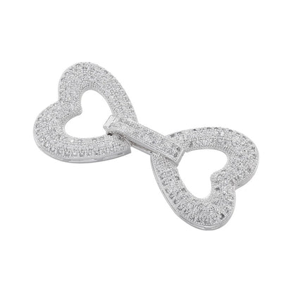 1 Pcs Hooks Accesories Supplies Brass Cubic Zirconia Connectors