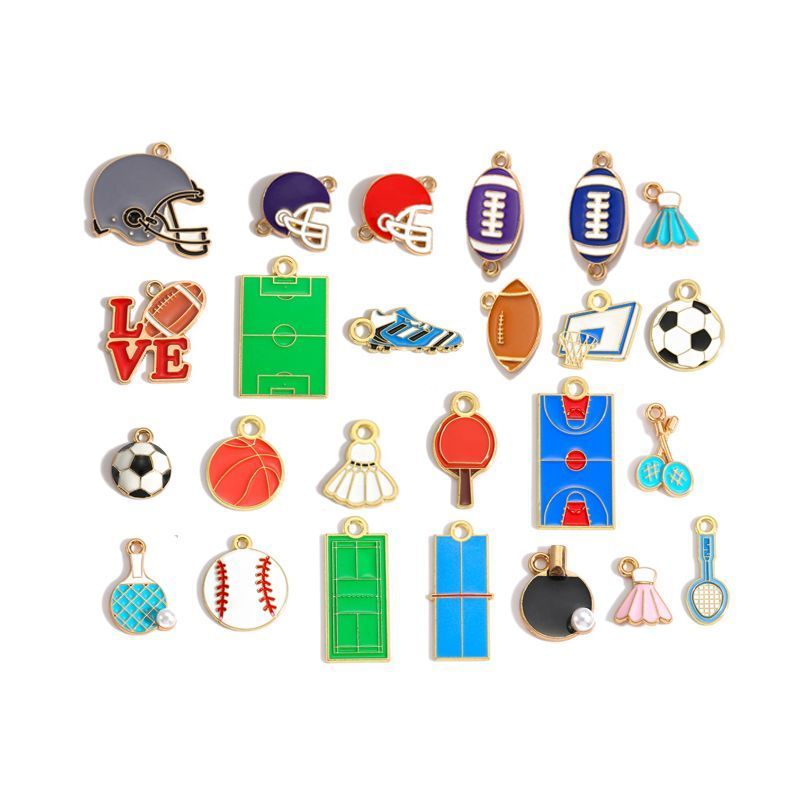 1PCS Sports Package Collection Charm For Jewelry Making Findings
