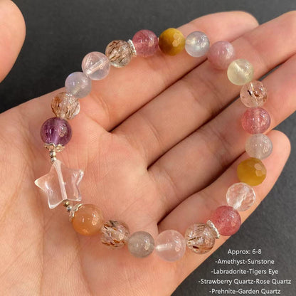 Natural Designer Healing Crystal Bracelet Mutiple Styles