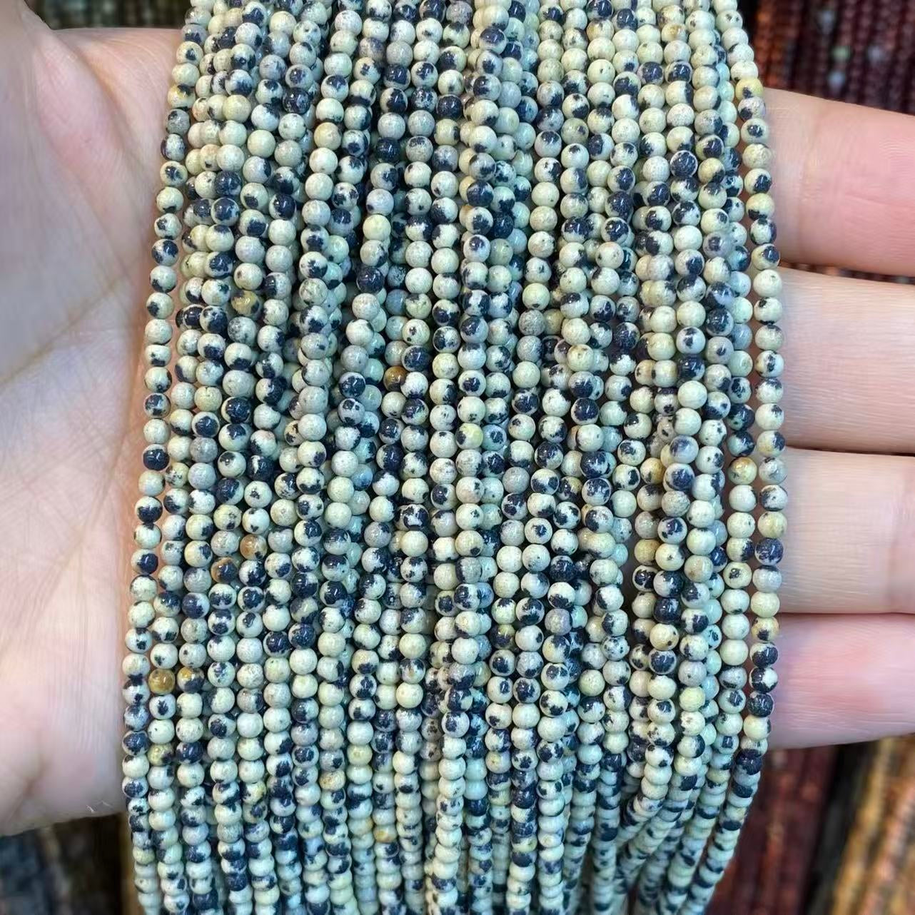 Tiny Round Smooth Beads Gemstone/Quartz/Jasper/Agate 2mm 3mm 4mm