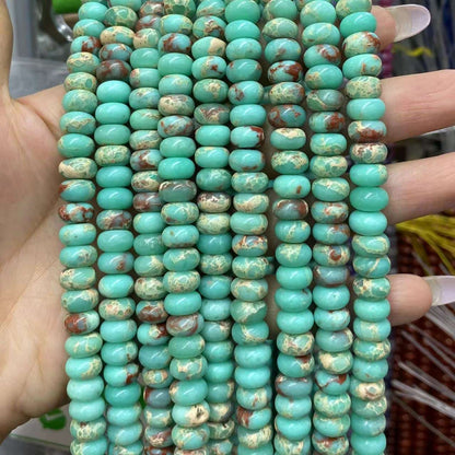 Round Rondelle Beads 2x4mm 4x6mm 5x8mm Quartz/Jasper/Agate