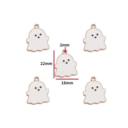 5PCS Halloween Style Theme Jewelry Making Findings Charm #1