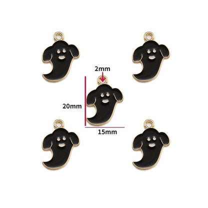 5PCS Halloween Style Theme Jewelry Making Findings Charm #3