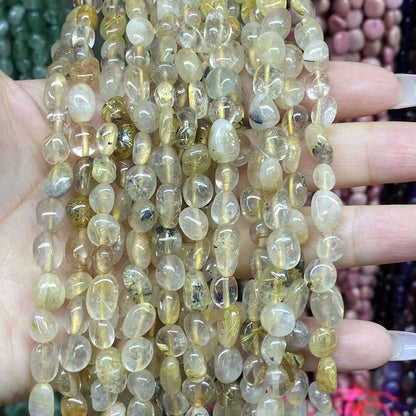 Irregular Smooth Beads 6-8mm Gemstone/Quartz/Jasper/Agate