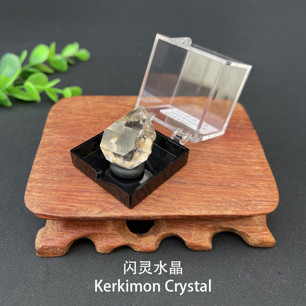 Micro Mineral Box Raw Crystal GemstoneCollection Box
