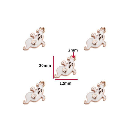 5PCS Halloween Style Theme Jewelry Making Findings Charm #1