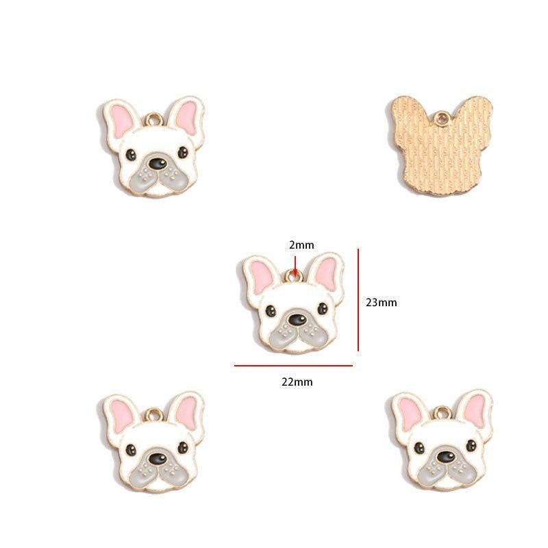 5PCS Colorful Poppy Collection Jewelry Making Findings Charm