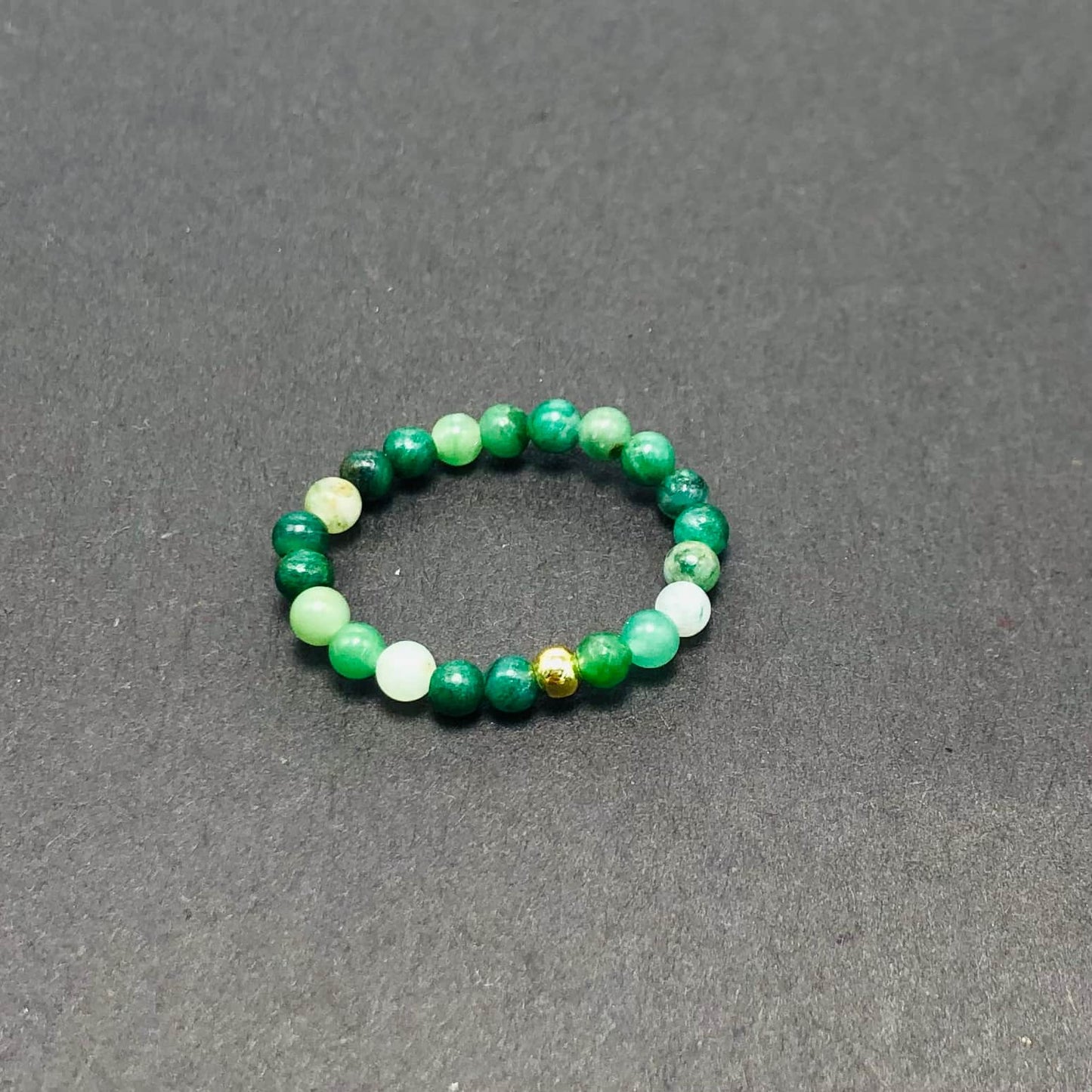 3mm Multi Round Bead Ring Elastic Rings Stackable