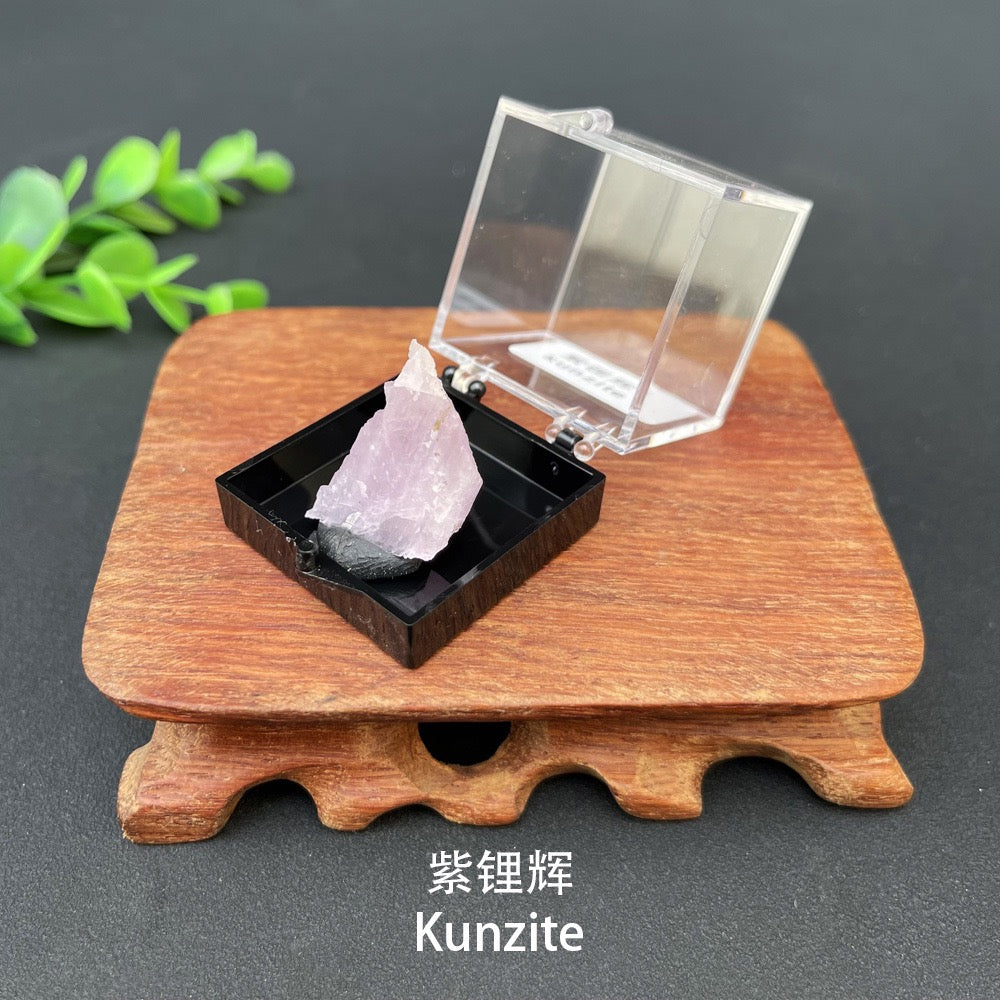 Micro Mineral Box Raw Crystal GemstoneCollection Box