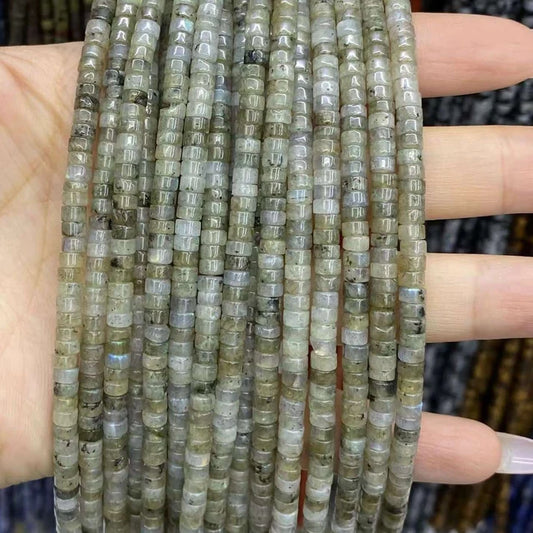 Heshi Shape Labradorite Beads