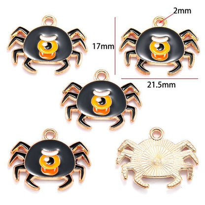 5PCS Halloween Style Theme Jewelry Making Findings Charm #2