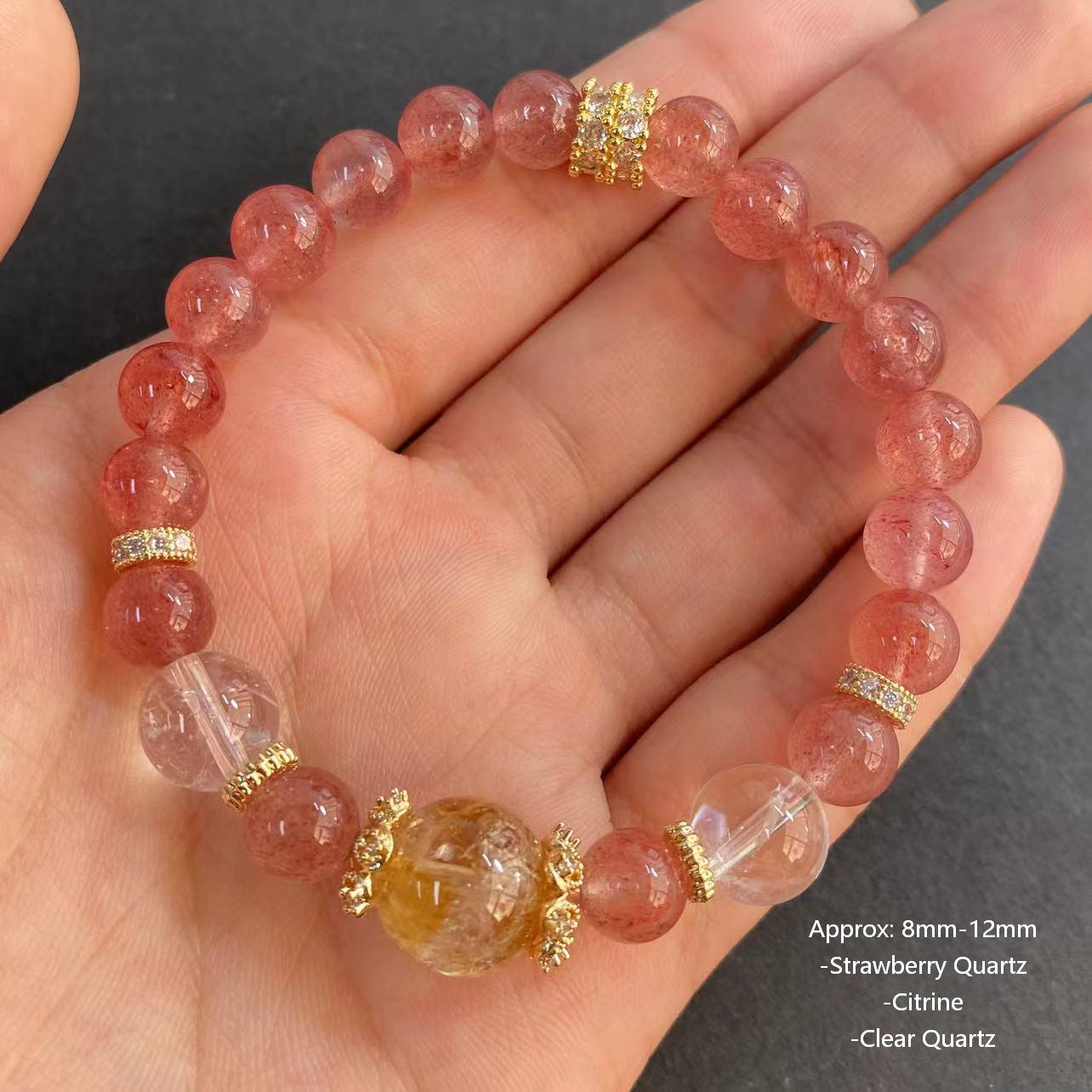 Natural Designer Healing Crystal Bracelet Mutiple Styles