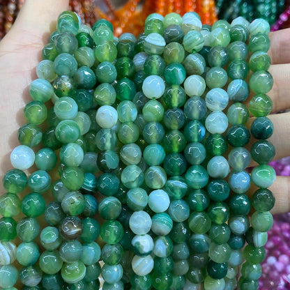 #1 Round Aagte Beads 6mm/8mm/10mm/12mm