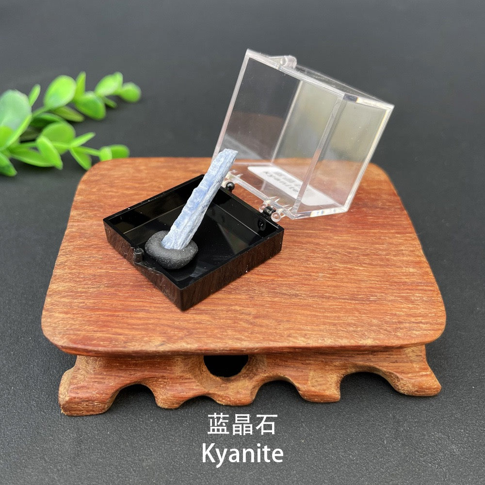 Micro Mineral Box Raw Crystal GemstoneCollection Box
