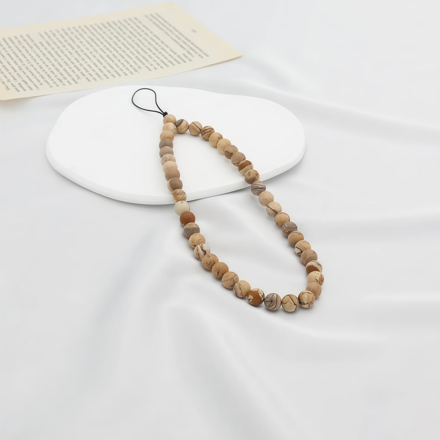 6MM Beaded Phone Chain New Anti Lost Phone Strap 32cm