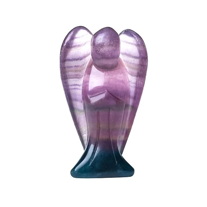 Angel Figurine Fluorite