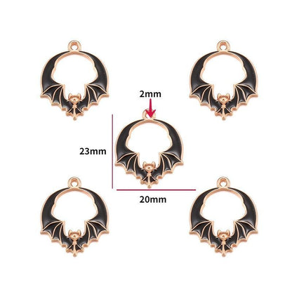 5PCS Halloween Style Theme Jewelry Making Findings Charm #2