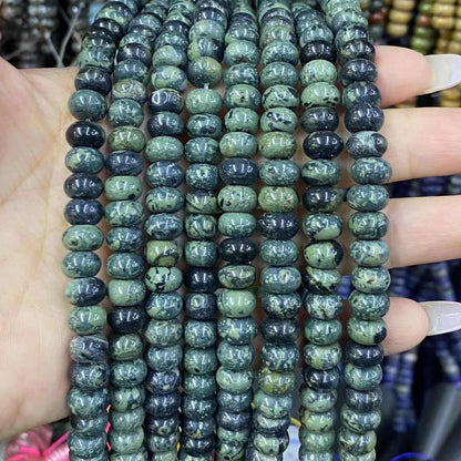 Round Rondelle Beads 2x4mm 4x6mm 5x8mm Quartz/Jasper/Agate