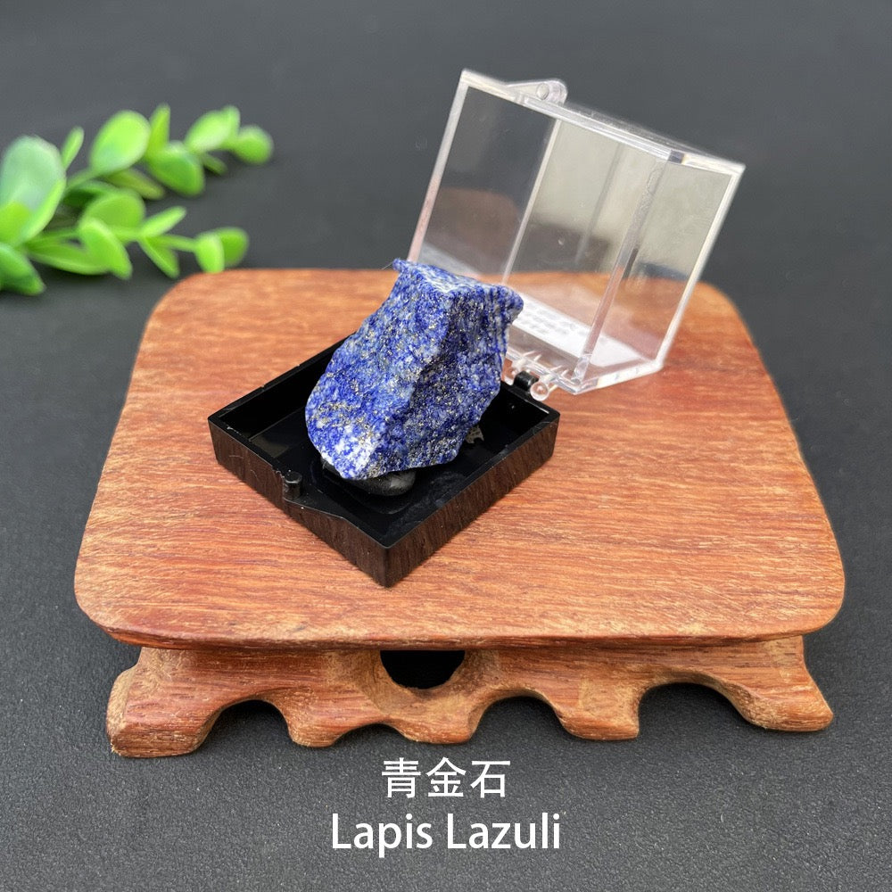 Micro Mineral Box Raw Crystal GemstoneCollection Box