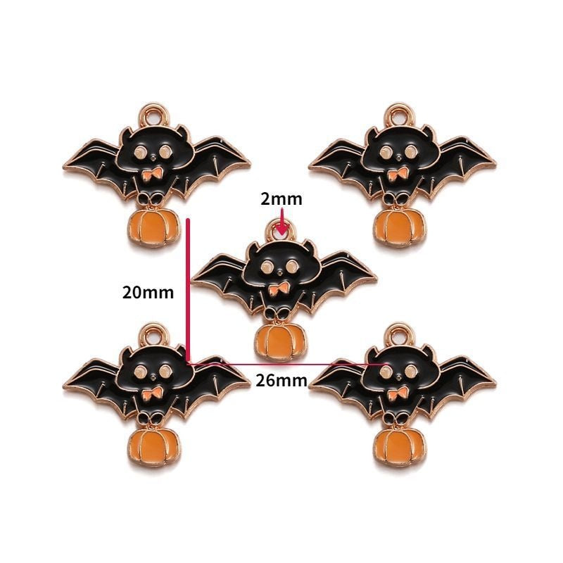 5PCS Halloween Style Theme Jewelry Making Findings Charm #3